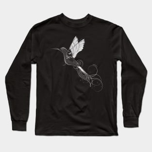 a fanciful hummingbird - a unique gift Long Sleeve T-Shirt